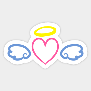 Hallow Angel Heart Sticker